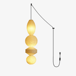 Ori Lantern Swag Pendant Light – Handcrafted Mulberry Paper Hanging Lamp