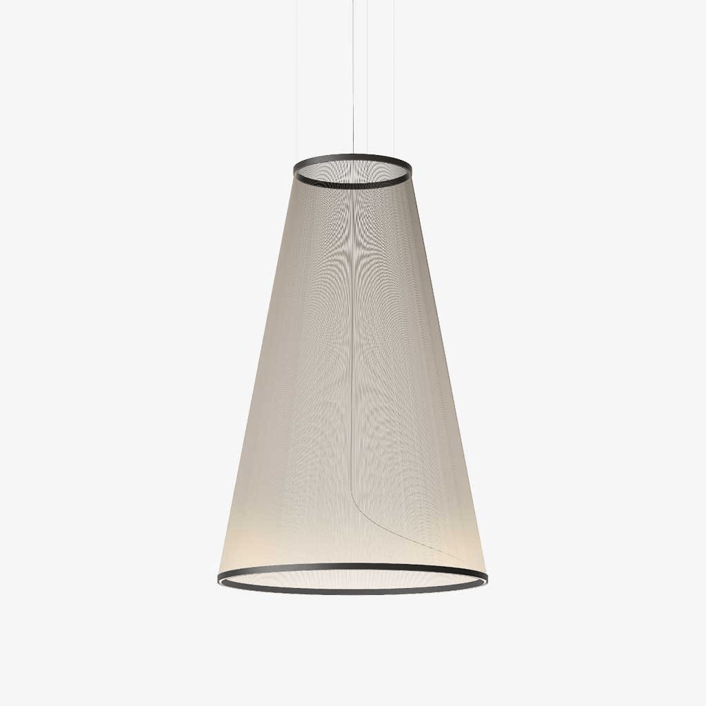 Aeris Mesh Pendant Light – Modern Conical LED Hanging Lamp for Dining & Living Spaces