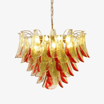 Marielle Glass Chandelier – Modern Art Deco Pendant Light for Dining Room & Foyer