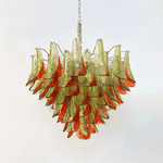 Marielle Glass Chandelier – Modern Art Deco Pendant Light for Dining Room & Foyer