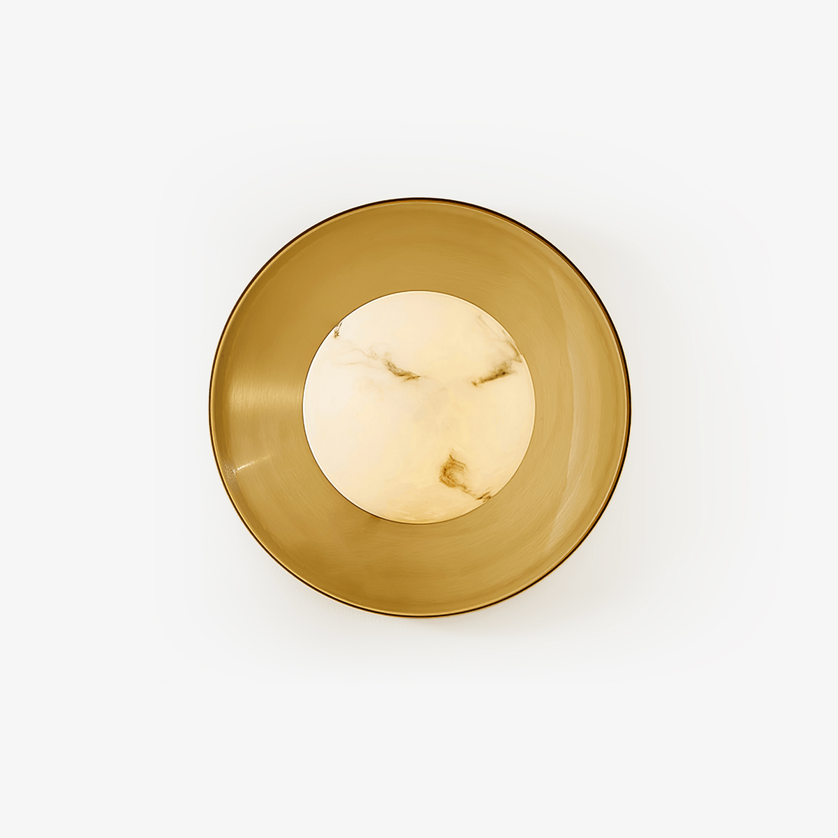 Solara Cloud Wall Sconce in Brushed Brass with Opal Glass