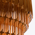 Raphael Glass Chandelier – Modern Tiered Prism Pendant Light