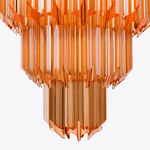 Raphael Glass Chandelier – Modern Tiered Prism Pendant Light