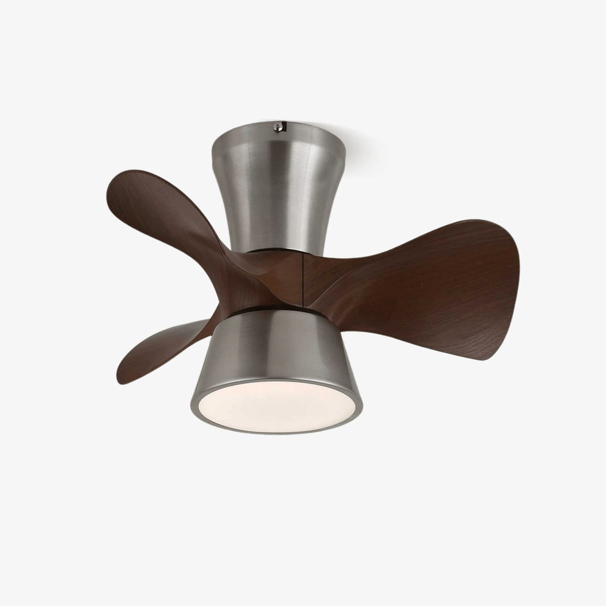 Arvento Ceiling Fan Light with LED and Remote – Modern Low-Profile Design