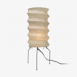 Kaze Origami Floor Lamp – Handcrafted Washi Paper & Iron Sculptural Light