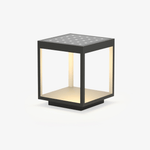 Solar Square Frame Post Light – Modern Waterproof LED Garden Lamp