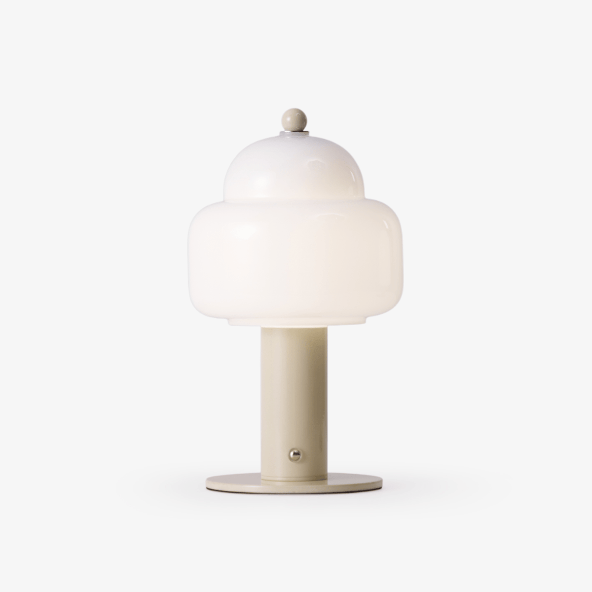 Cloud Dome Table Lamp – Sculptural LED Nightstand Light in Glass & Metal