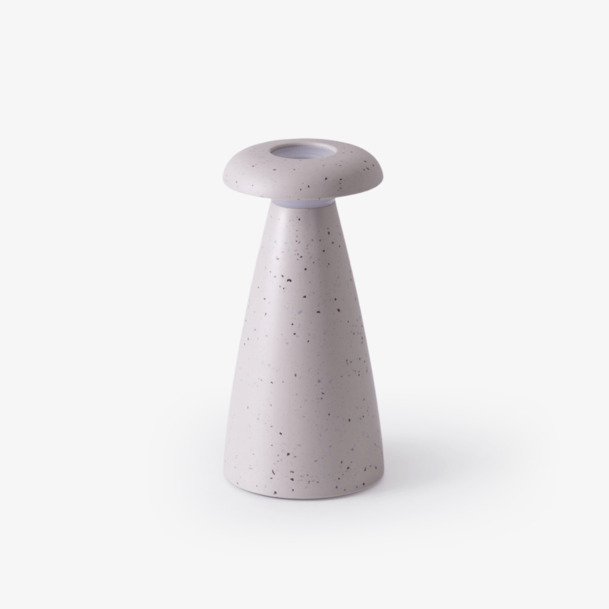 Noko Rechargeable Mushroom Table Lamp in Ceramic Finish