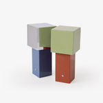 Cubic Accent Portable Table Lamp – Modern Minimalist Rechargeable LED Light