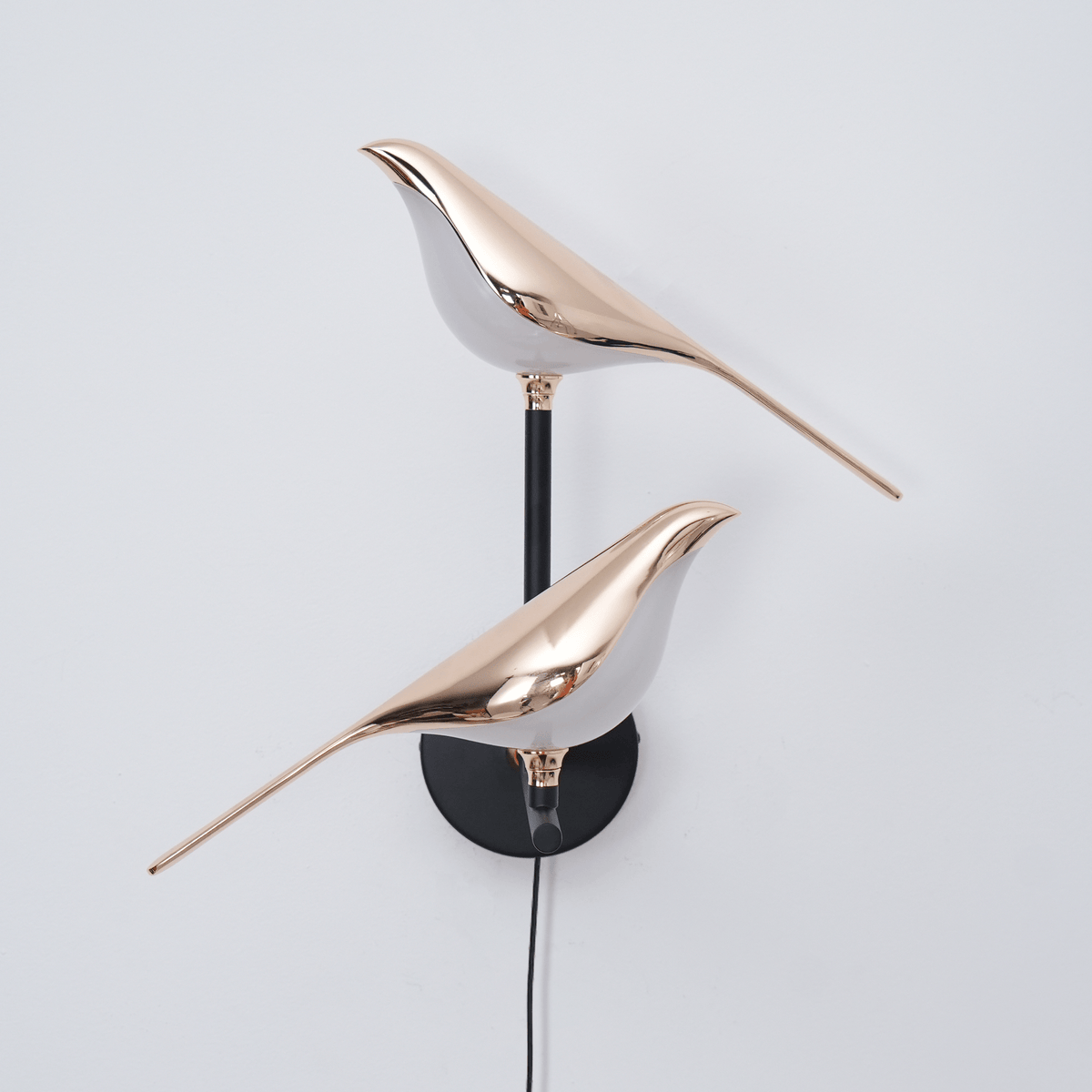 Nomi Plug-In Wall Sconce with Adjustable Bird Accent