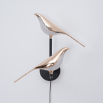 Nomi Plug-In Wall Sconce with Adjustable Bird Accent