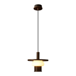 Noka Wood Pendant Light – Modern LED Chandelier for Dining Room and Kitchen Island