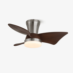 Zephyr Crest Ceiling Fan Light with LED and Remote – Modern Flush Mount
