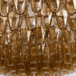 Amber Sorrento Multi-Tier Glass Chandelier, 59-Inch Wide Statement Lighting