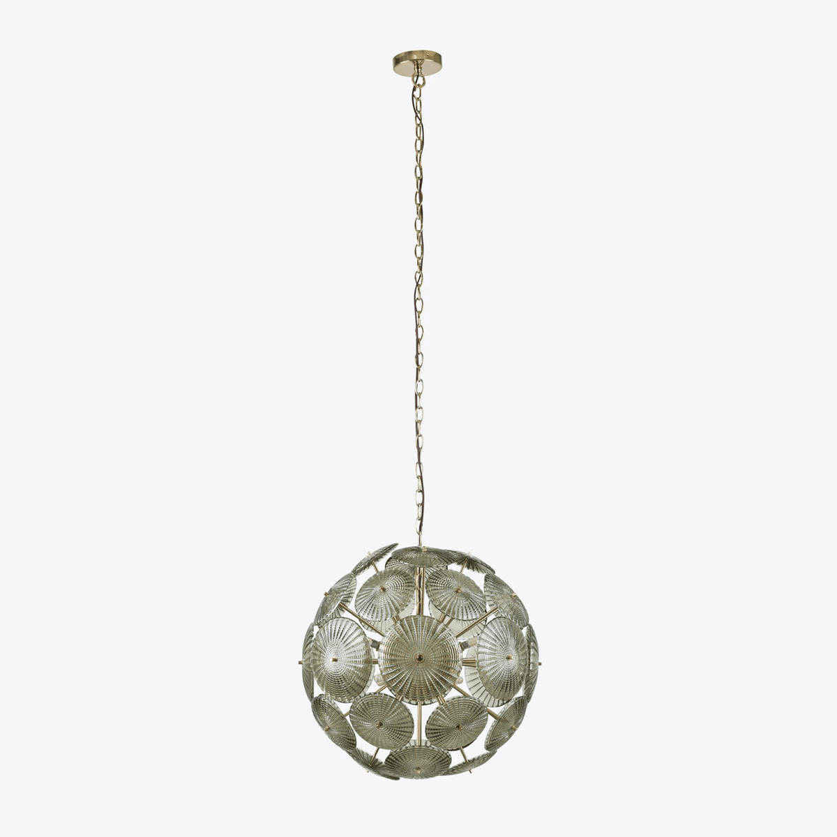 Vicenza Sputnik Chandelier — Modern Glass & Gold Designer Ceiling Light