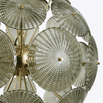 Vicenza Sputnik Chandelier — Modern Glass & Gold Designer Ceiling Light
