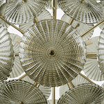 Vicenza Sputnik Chandelier — Modern Glass & Gold Designer Ceiling Light