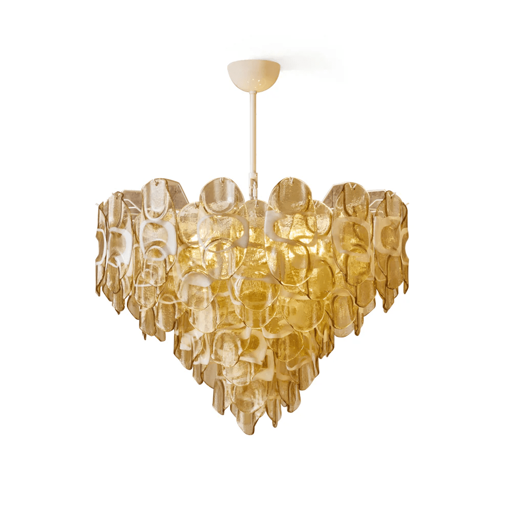 Vivara Glass Chandelier — Five-Tier Hand-Blown Art Glass Pendant Light