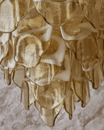 Vivara Glass Chandelier — Five-Tier Hand-Blown Art Glass Pendant Light