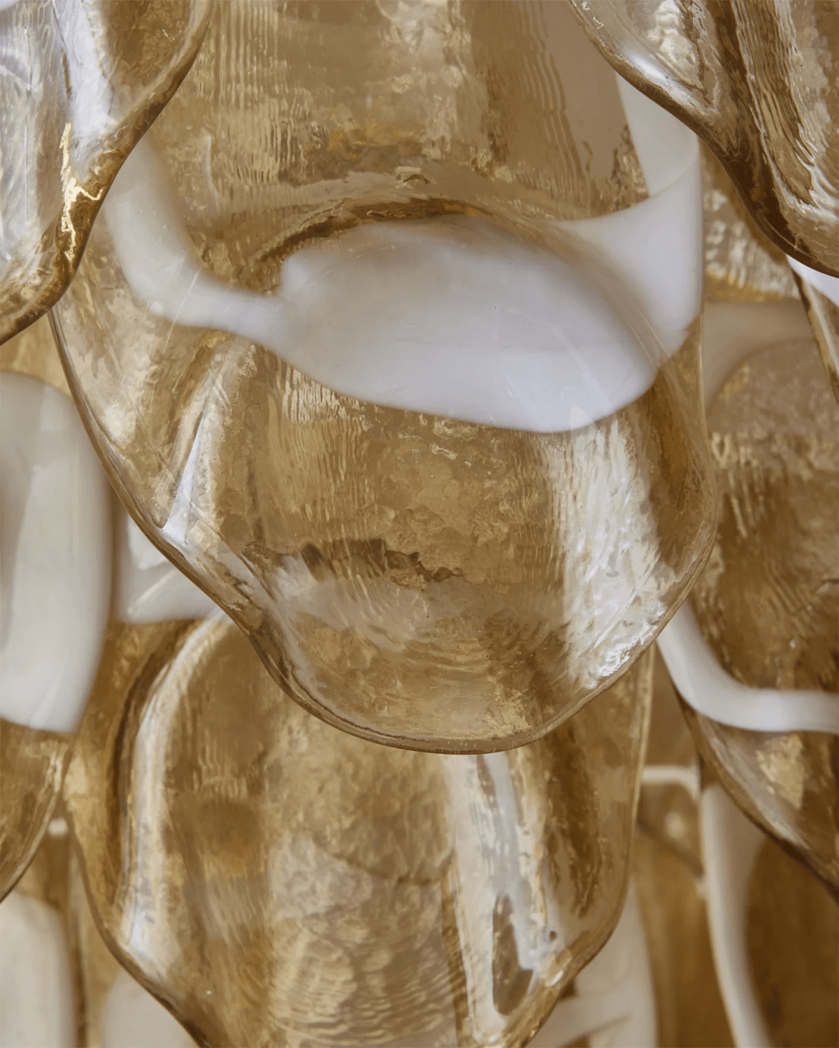 Vivara Glass Chandelier — Five-Tier Hand-Blown Art Glass Pendant Light