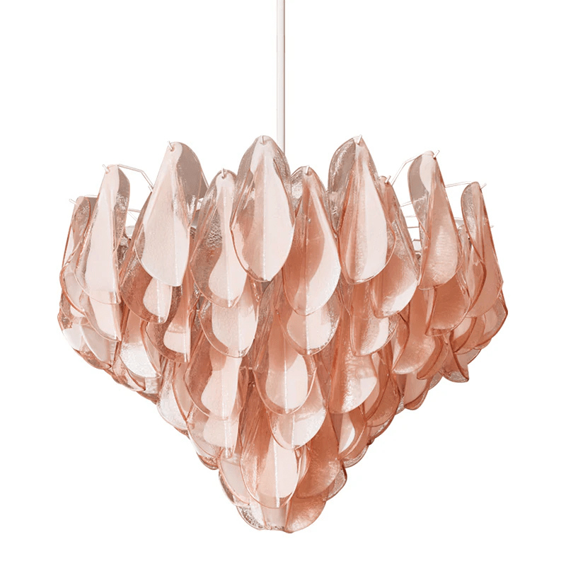 Vivara Glass Chandelier — Five-Tier Hand-Blown Art Glass Pendant Light