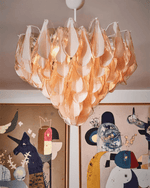 Vivara Glass Chandelier — Five-Tier Hand-Blown Art Glass Pendant Light