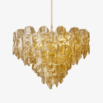 Vivara Glass Chandelier — Five-Tier Hand-Blown Art Glass Pendant Light