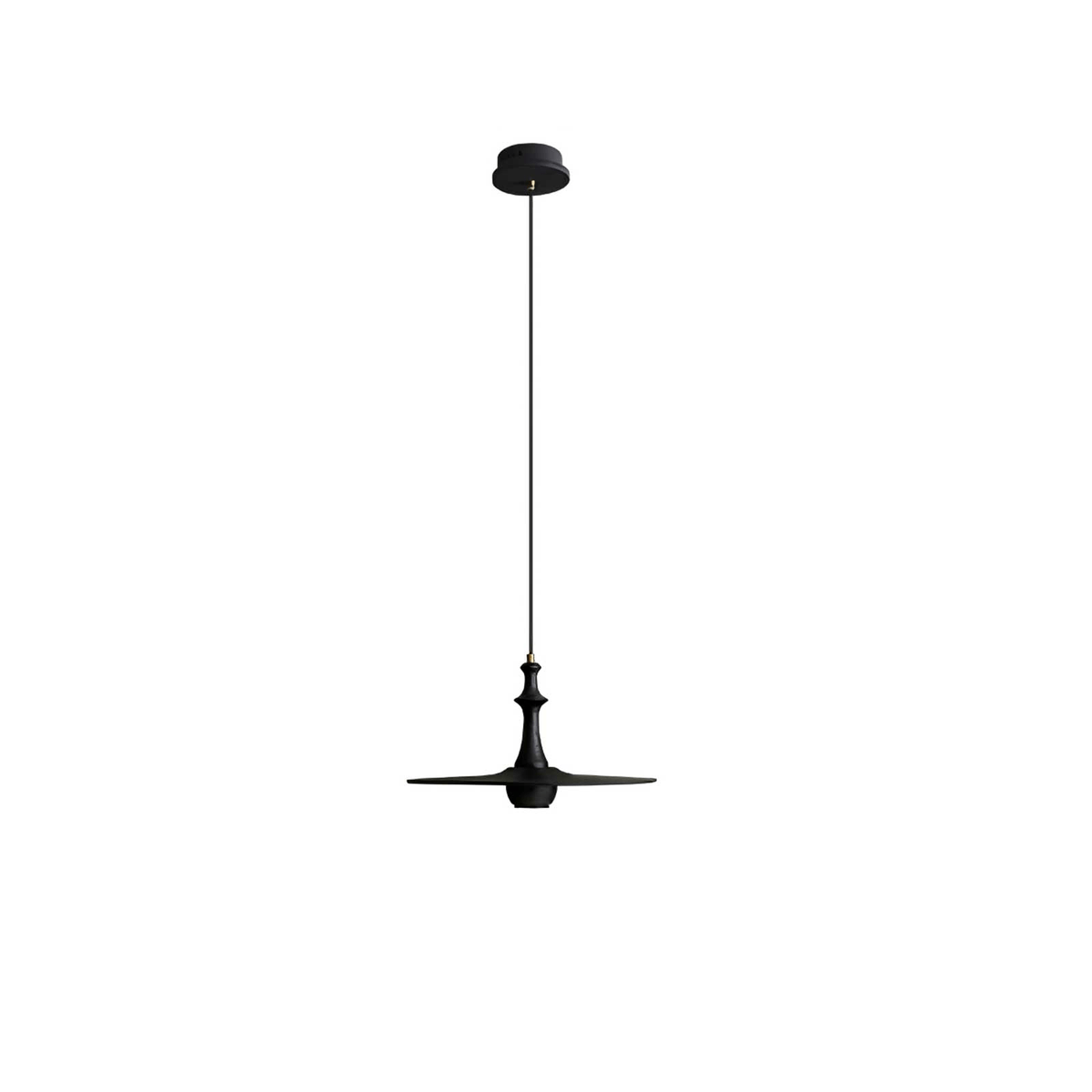 Wooden Spin Pendant Light – Modern Natural Wood Hanging Lamp for Dining Room & Living Room