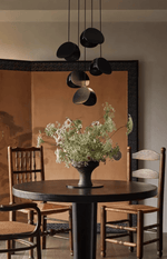 Orbit Fold Wood Pendant Light – Modern Nordic LED Hanging Lamp for Dining and Kitchen