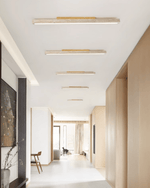 Travertine Linear Ceiling Light – Natural Stone LED Fixture for Modern Interiors