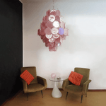 Rosa Glass Chandelier – Handcrafted Blown Glass Pendant for Modern Interiors
