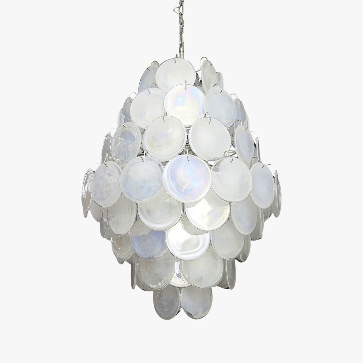 Rosa Glass Chandelier – Handcrafted Blown Glass Pendant for Modern Interiors