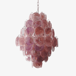 Rosa Glass Chandelier – Handcrafted Blown Glass Pendant for Modern Interiors