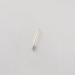 Tubular LED Filament Bulb in Clear Glass, E14/E27 Base