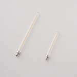 Tubular LED Filament Bulb in Clear Glass, E14/E27 Base