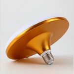 Aurora Disc LED Pendant Bulb in Gold and White