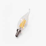 LED Filament Bulb E12/E14 Candelabra Base, Warm Ambient Glow for Designer Fixtures