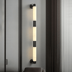 Alatar Alabaster Wall Sconce – Modern LED Wall Light in Gold or Black