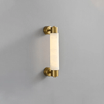 Alatar Alabaster Wall Sconce – Modern LED Wall Light in Gold or Black