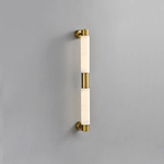 Alatar Alabaster Wall Sconce – Modern LED Wall Light in Gold or Black