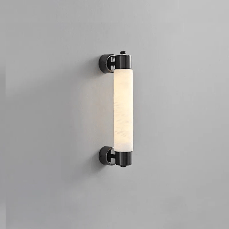 Alatar Alabaster Wall Sconce – Modern LED Wall Light in Gold or Black