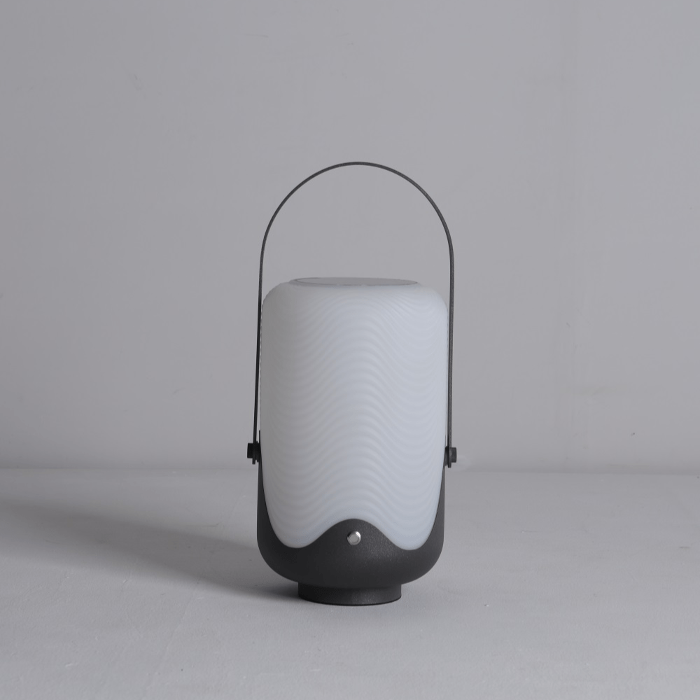 Dawntrail Solar Lantern Outdoor Lamp – Matte Black Steel, IP65