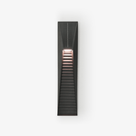 Obsidian Path Solar-Powered LED Outdoor Wall Light in Black
