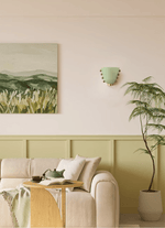 Velora Sculptural Wall Sconce in Matte Gold with Glass Shade