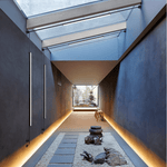 Belto Linear LED Pendant Light – Canvas Strap Suspension, Modern Minimalist