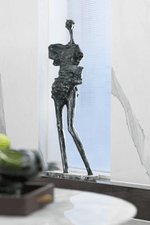 Dravik Sculptural Floor Ornament – Modern Nordic Art Piece for Refined Interiors