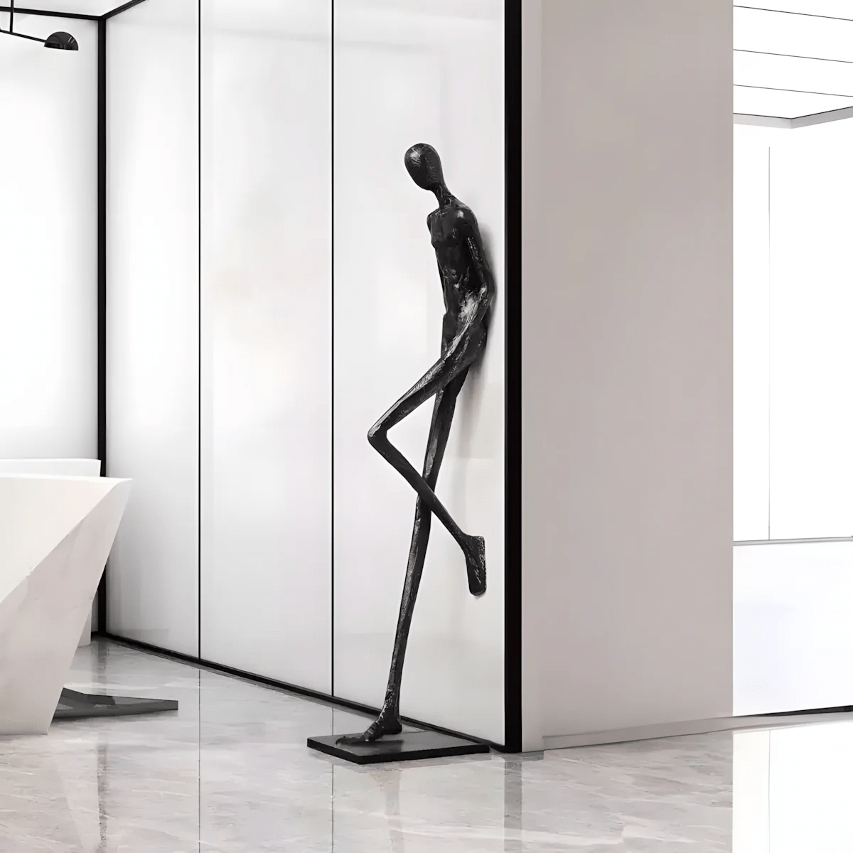 Lemvix Modern Sculptural Floor Ornament for Contemporary Interiors