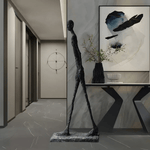 Vexumo Art Sculpture Floor Ornament – Contemporary Resin Decor for Modern Interiors