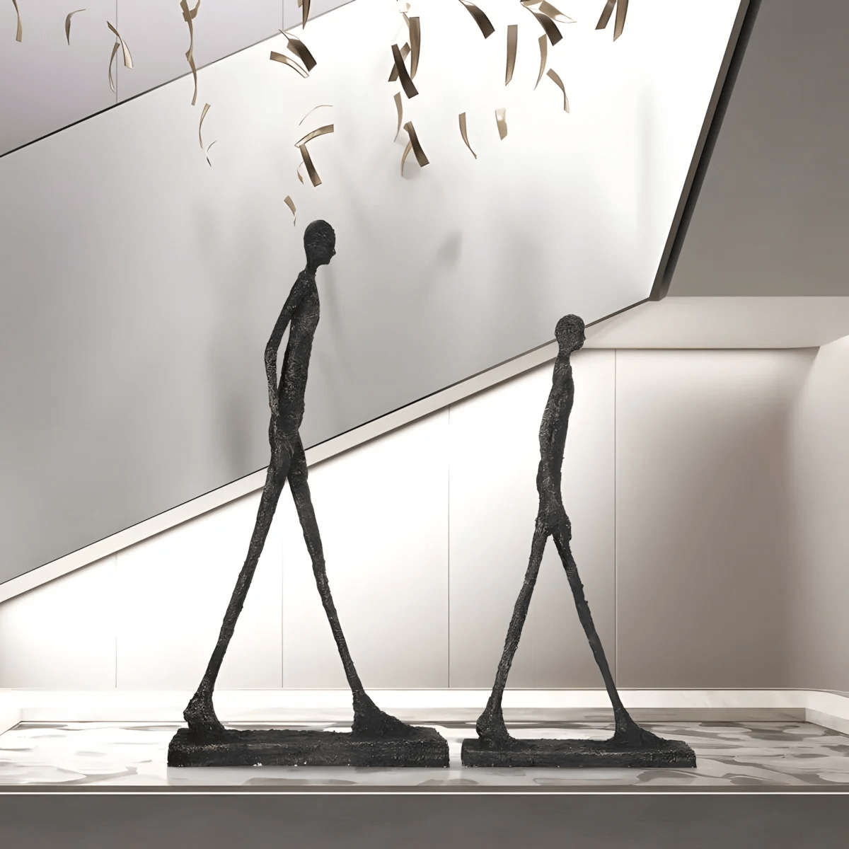 Vexumo Art Sculpture Floor Ornament – Contemporary Resin Decor for Modern Interiors