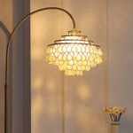 Lumière Shell Floor Lamp with Mother-of-Pearl Shade